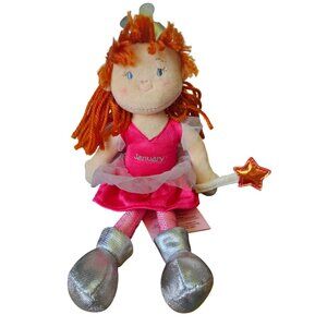 Russ Astro Belles Janelle January Fairy Doll 11" Pink Plush Tutu Wand Crown
